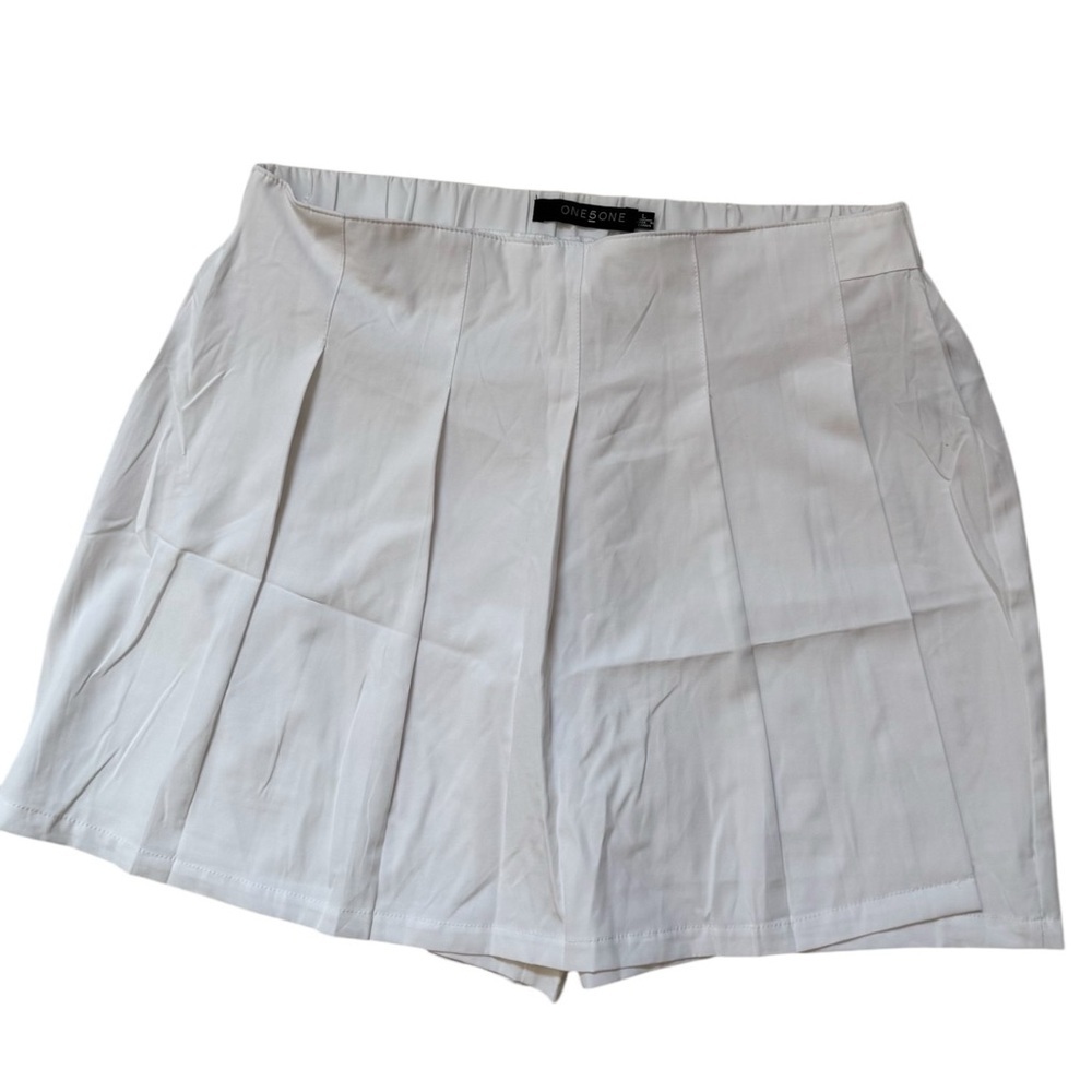 One 5 One White Athletic Skort Tennis Skirt Activewear Skort